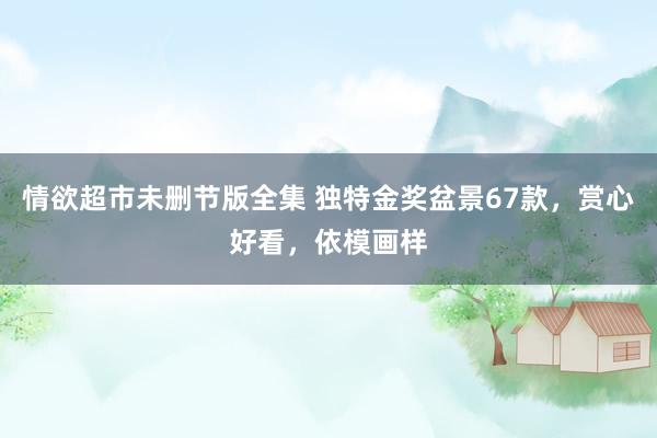 情欲超市未删节版全集 独特金奖盆景67款，赏心好看，依模画样